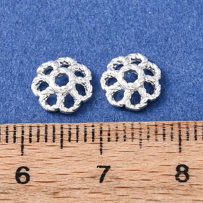 Brass Bead Caps KK-C157-03B-S-1