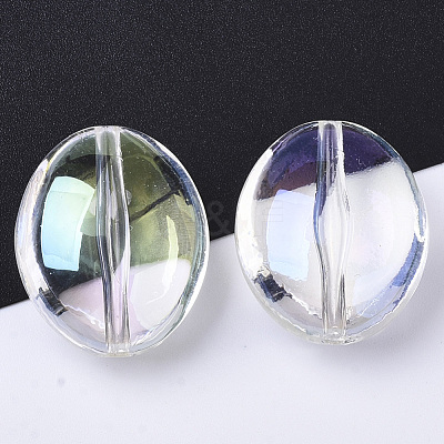 Transparent Acrylic Beads PACR-R246-038-1