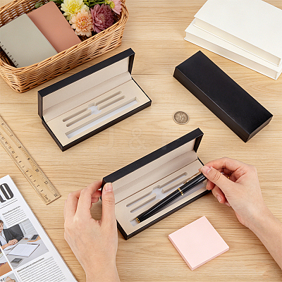 Plastic Pen Gift Packing Boxes CON-WH0001-85B-01-1