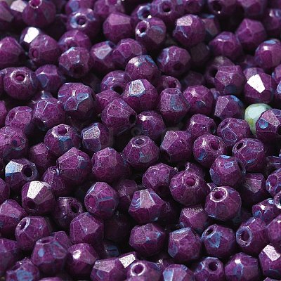 Picasso Baking Paint Glass Seed Beads SEED-A032-02A-19-1