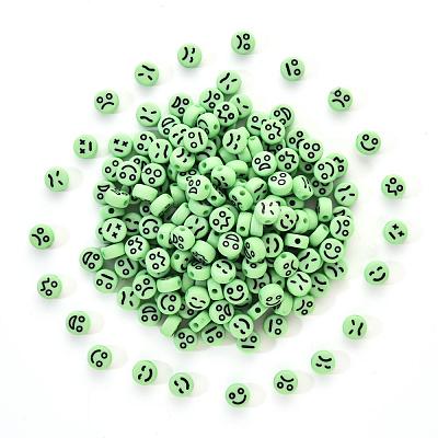 Opaque Acrylic Beads MACR-YW0001-22I-1