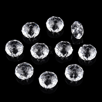 Transparent AS Plastic Beads TACR-T019-007A-01-1