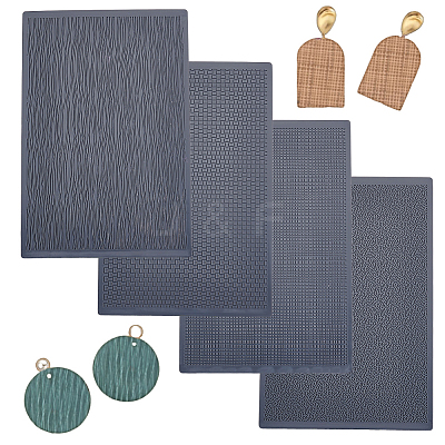 PP Plastic Creasing Plate Sets FIND-WH0152-911B-1
