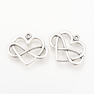 Tibetan Style Alloy Pendants X-TIBEP-Q078-39AS-NR-1
