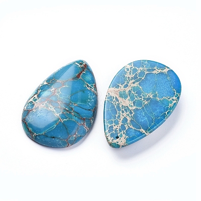 Natural Regalite/Imperial Jasper/Sea Sediment Jasper Big Pendants G-G814-01-1