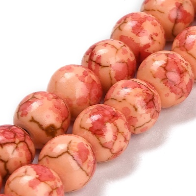 Synthetic Turquoise Beads Strands TURQ-F019-03H-1
