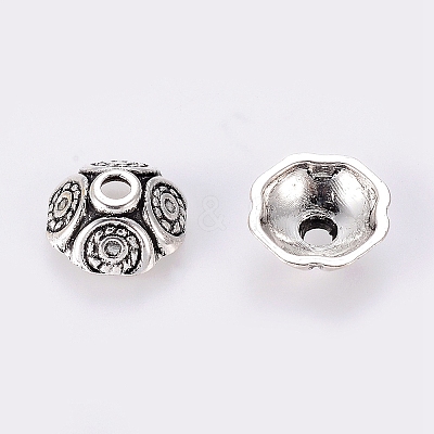 Tibetan Style Alloy Bead Caps LS-LF0652Y-1