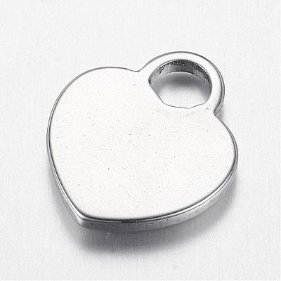 Non-Tarnish 304 Stainless Steel Pendants STAS-G108-25-1
