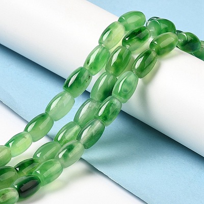 Natural Dyed White Jade Beads Strands G-M402-A01-04-1