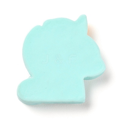 Animal Theme Opaque Resin Cabochons RESI-E046-01J-1