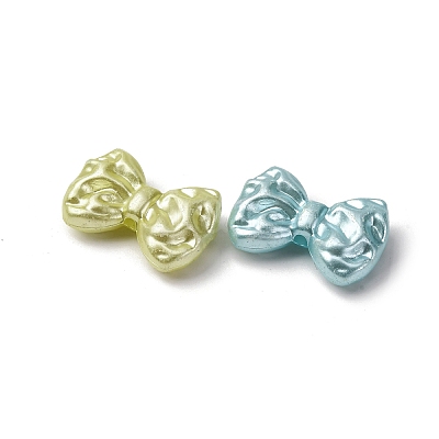Pearlized Opaque Acrylic Beads OACR-S072-03B-1