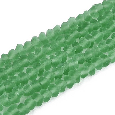 Frosted Transparent Glass Beads Strands LS-GLAA-N016-4mm-27-1