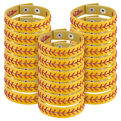 Cowhide Cord Bracelets BJEW-WH0014-099A-1