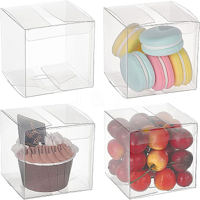 Foldable Transparent PET Box CON-WH0074-72C-1
