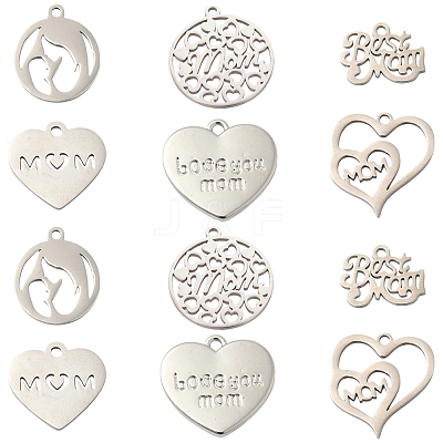 12Pcs 6 Styles Mother's Day Theme STAS-FS0001-82-1