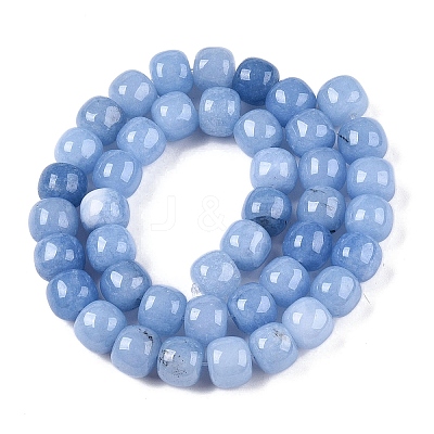 Dyed Natural White Jade Beads Strands G-T138-S12-1