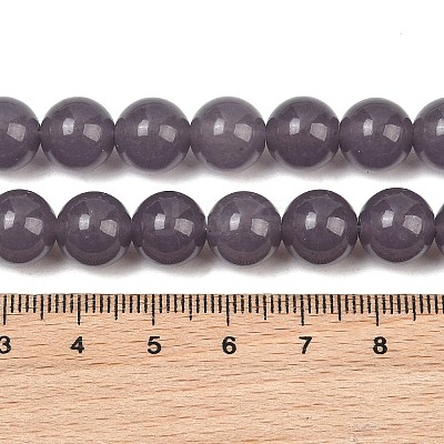 Natural Dyed White Jade Beads Strands GG-CBAEB22-B01-10mm-03-1