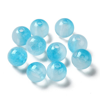 Transparent Acrylic Beads OACR-Z006-03F-1