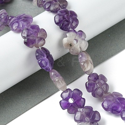 Natural Amethyst Beads Strands G-H023-B08-01-1