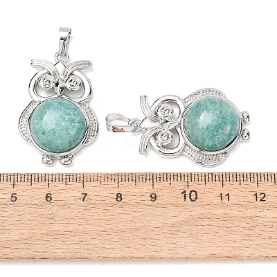 Natural Amazonite Pendants GG-CBA0251-05P-1