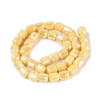 Anti-Tarnish Electroplate Glass Beads Strands EGLA-N027-03A-08-1