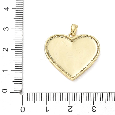 Brass Micro Pave Clear Cubic Zirconia Pendants CU-CBAFF5B-01G-01-1
