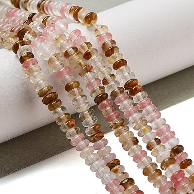 Cherry Quartz Glass Beads Strands LS-G-K343-C16-01-1