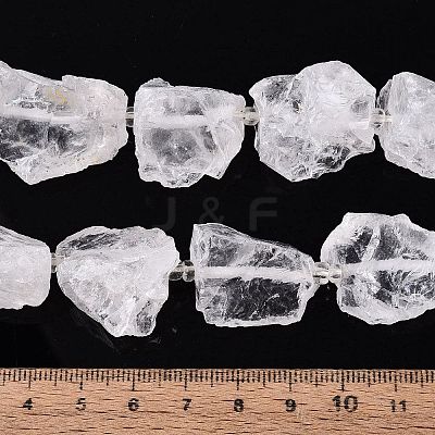 Natural Quartz Crystal Rough Beads Strands G-Q606-93-1
