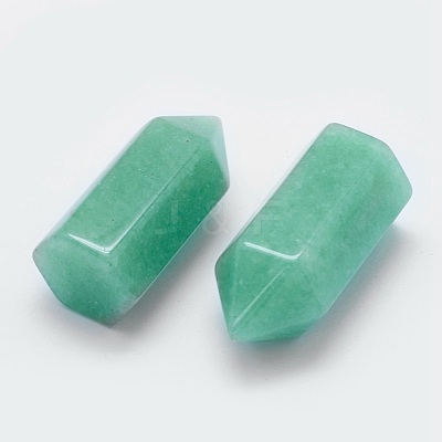 Natural Green Aventurine Pointed Beads G-G760-K07-1