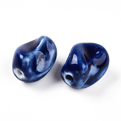 Handmade Porcelain Beads PORC-N008-06D-1
