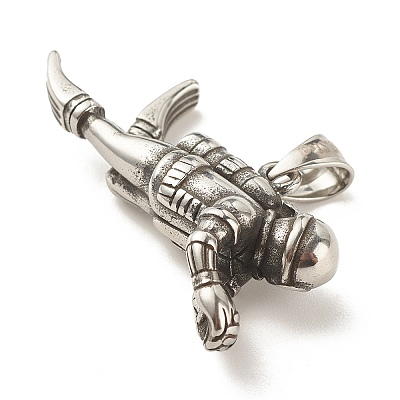 304 Stainless Steel Pendants LS-STAS-G259-01AS-1