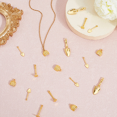 80Pcs 4 Style Alloy Charms FIND-BBC0004-24-1