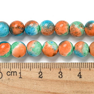 Synthetic Imperial Jasper Beads Strands G-N342-25A-1-1