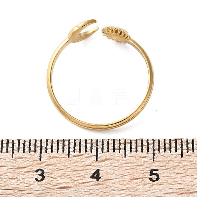 304 Stainless Steel Finger Rings X-AJEW-Z009-02B-G-1
