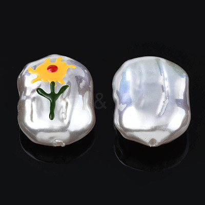 ABS Plastic Imitation Pearl Beads KY-N015-92-1