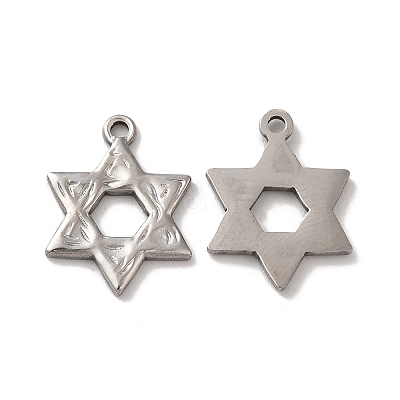 Non-Tarnish 304 Stainless Steel Pendants LS-STAS-Q001-02P-1