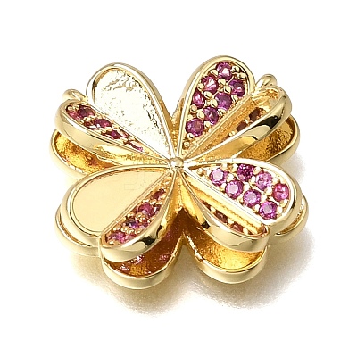 Brass Micro Pave Cubic Zirconia Pendants KK-K427-19G-1