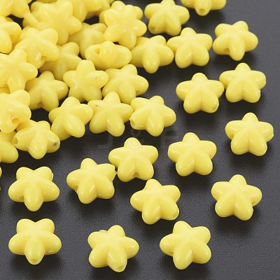 Opaque Acrylic Beads MACR-S373-26-A07-1