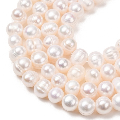 Natural Cultured Freshwater Pearl Beads Strands PA-CBABE82-15B-1