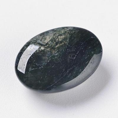 Natural Moss Agate Cabochons X-G-F296-09-10x14mm-1