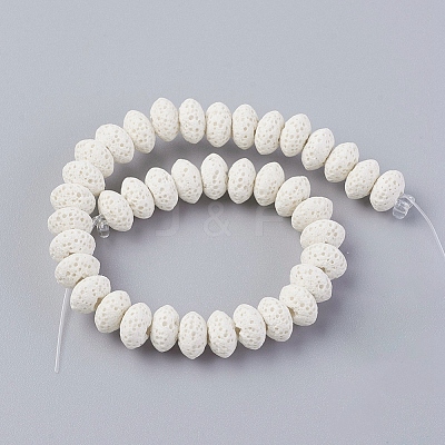 Natural Lava Rock Beads Strands G-F671-01A-01-1