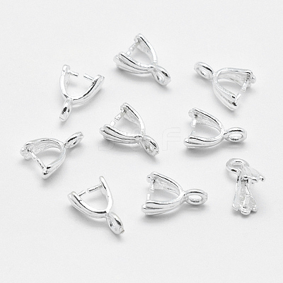 925 Sterling Silver Pendant Bails STER-E050-12S-1
