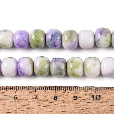 Ombre Effect Dyed Glass Beads Strands GLAA-N067-01A-06-1