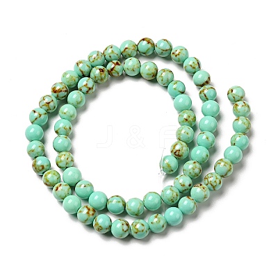 Synthetic Turquoise Beads Strands LS-TURQ-H038-6mm-XXS10-1