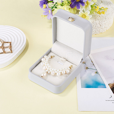 PU Leather Necklace Pendant Gift Boxes LBOX-TADJ0001-01A-1
