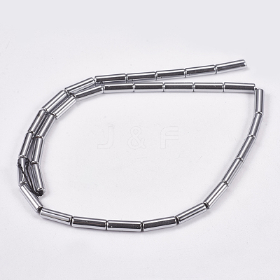 Non-magnetic Synthetic Hematite Beads Strands X-G-K022-3x14mm-08-1