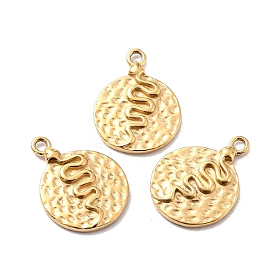 Ion Plating(IP) 316 Surgical Stainless Steel Pendants STAS-D450-12G-1