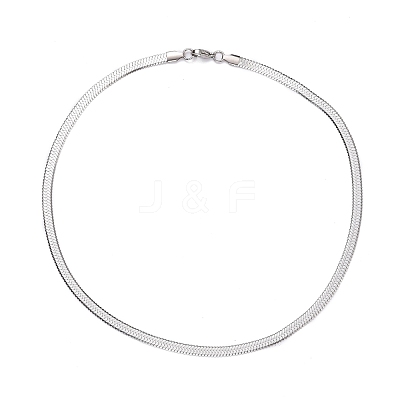 Non-Tarnish 304 Stainless Steel Snake Chains Necklaces NJEW-O058-32P-1