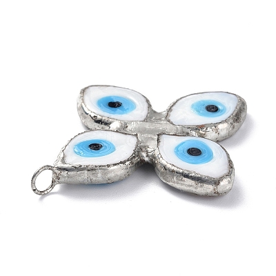 Handmade Lampwork Big Pendants LAMP-C009-02P-04-1