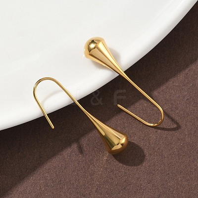 304 Stainless Steel Dangle Earrings EJEW-F375-01B-G-1